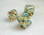 Lampwork Beads Handmade Natural Copper and Rust Colors Jewelry Supplies for Handmade Mother's Day Gift