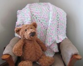 Pink and Green Baby Blanket