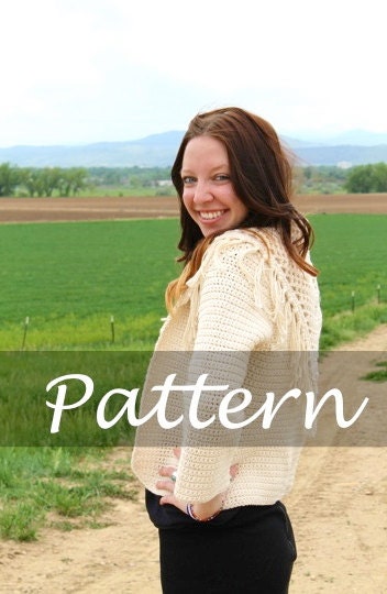 CROCHET PATTERN for The Boho Jacket