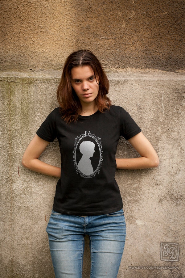 SHERLOCK HOLMES 'cameo' t-shirt ( tank top )