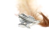 Chubby Feather Sterling Silver Ring - Vogelfrei