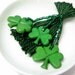 Green Shamrock Beaded Tassel St Patrick's Day