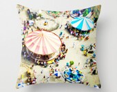 Decorative Pillows - Throw Pillows 18x18 - Coney Island Carnivale