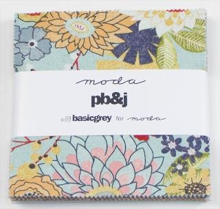 PB&J Charm Pack from BasicGrey for Moda - 42   5" Squares - FabricFascination