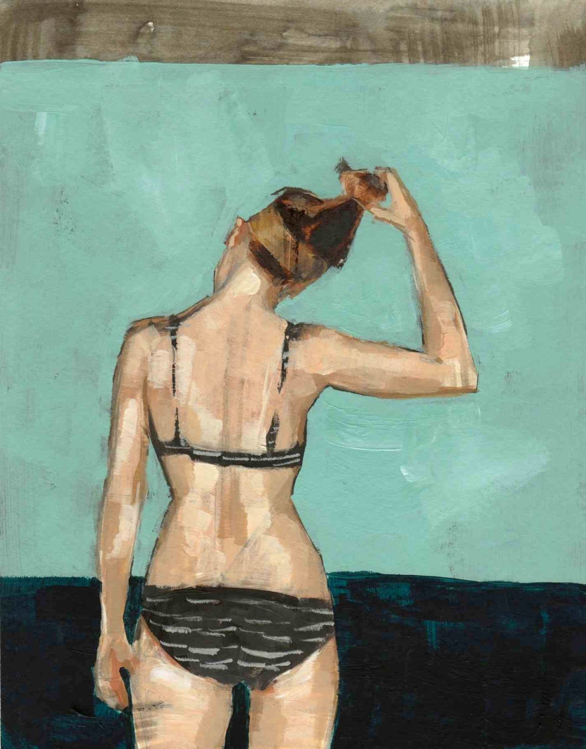 Undo . extra large giclee art print poster of original painting