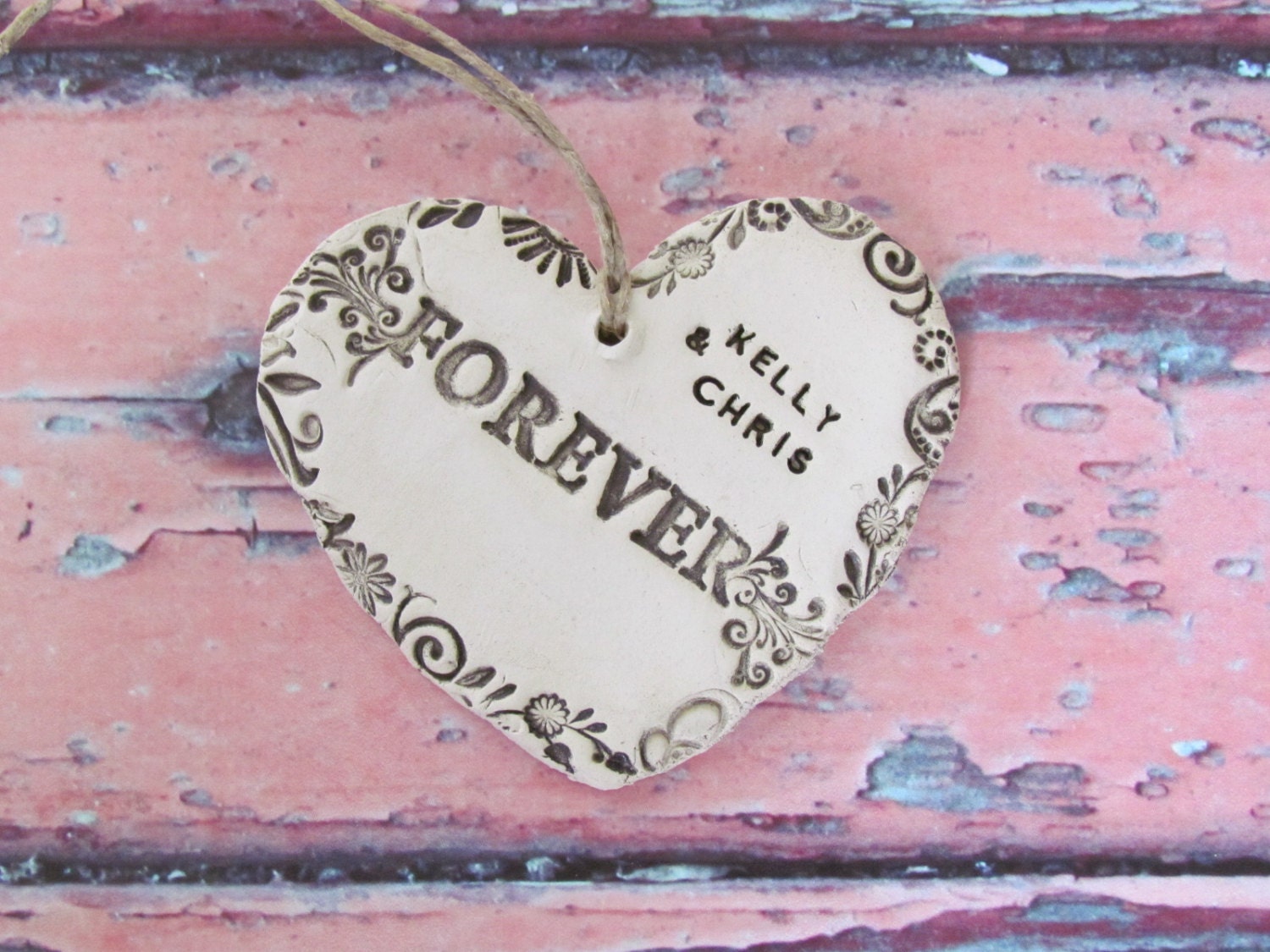Personalized wedding sign Forever heart  with your names Wedding decoration Wedding gift engagement gift