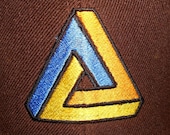 Fitted Flat-Brim Hat - Impossible Triangle