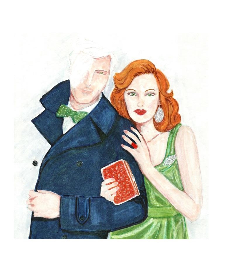 Fashion Illustration- Holiday Party