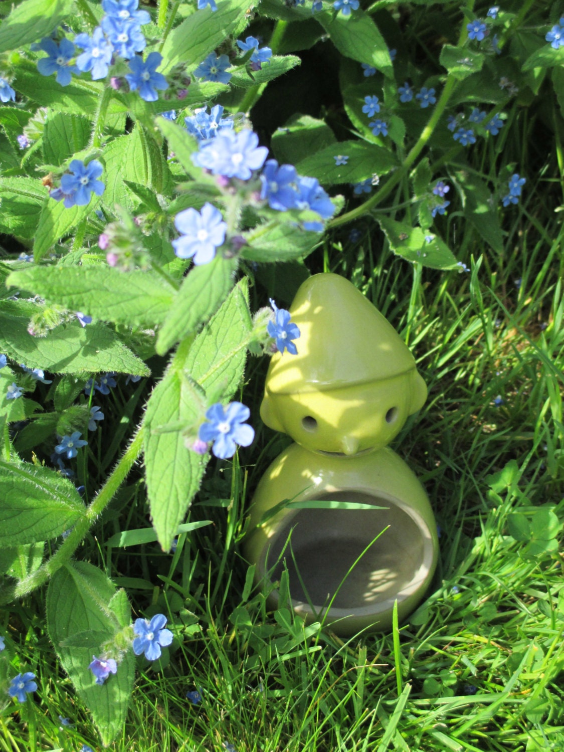 Mid Century Pottery Imp Pixie Tealight Candle Holder