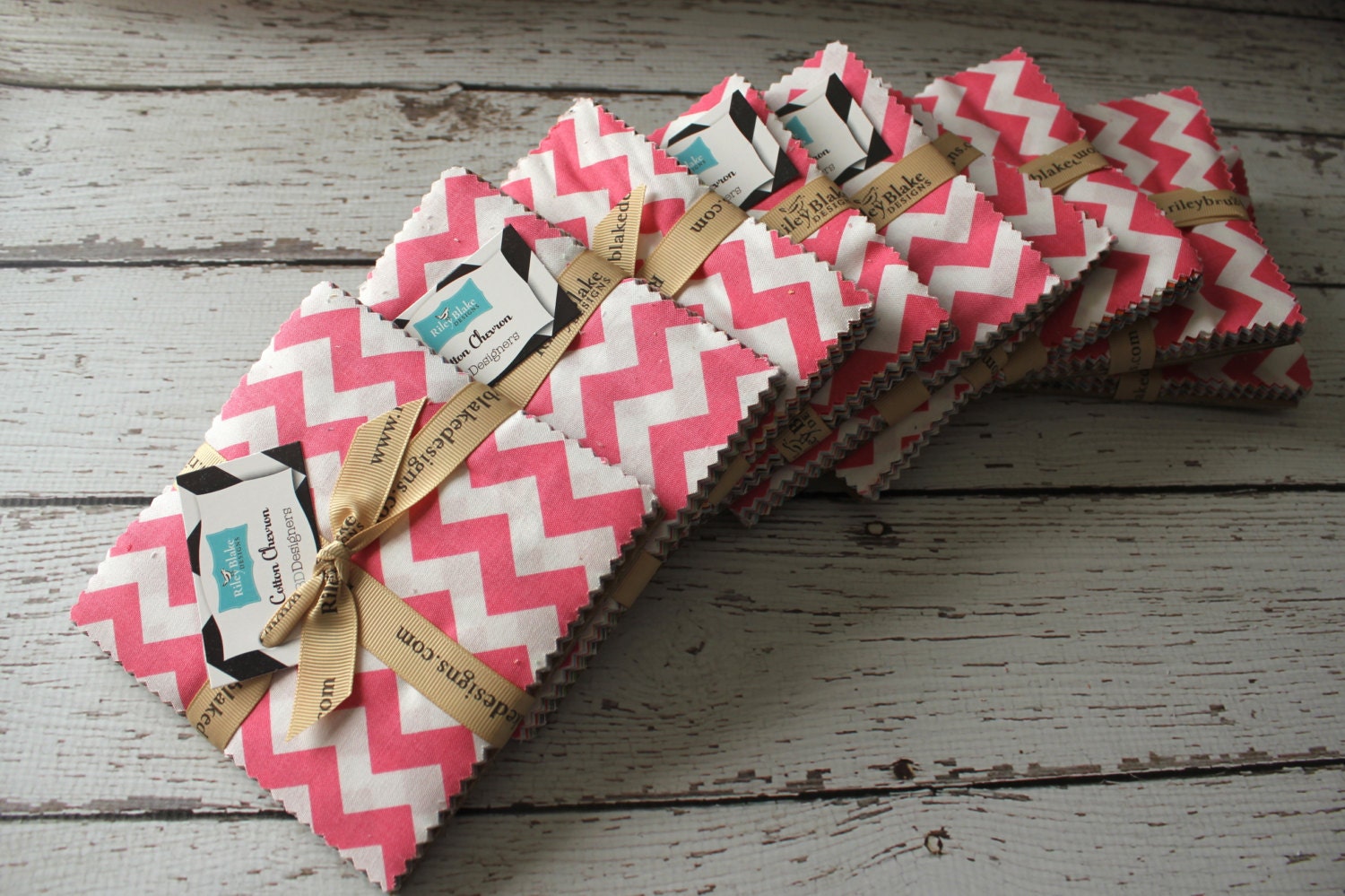 Small Chevron from Riley Blake full collection, Pre-cut 5" charm pack