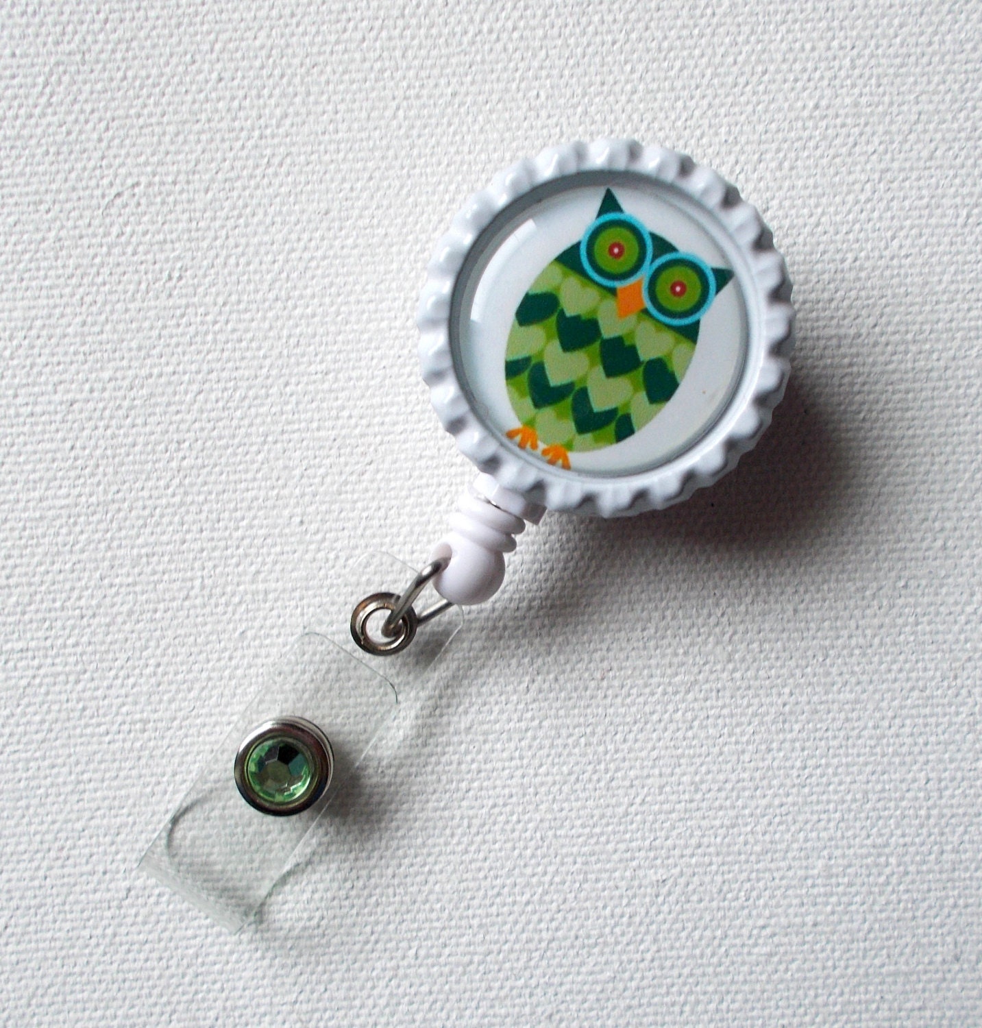 Hoot Owl - Cute ID Badge Holder - Nursing Badge Reel - Name Tag Badge - Nurse Gift - Teacher Badge Reel
