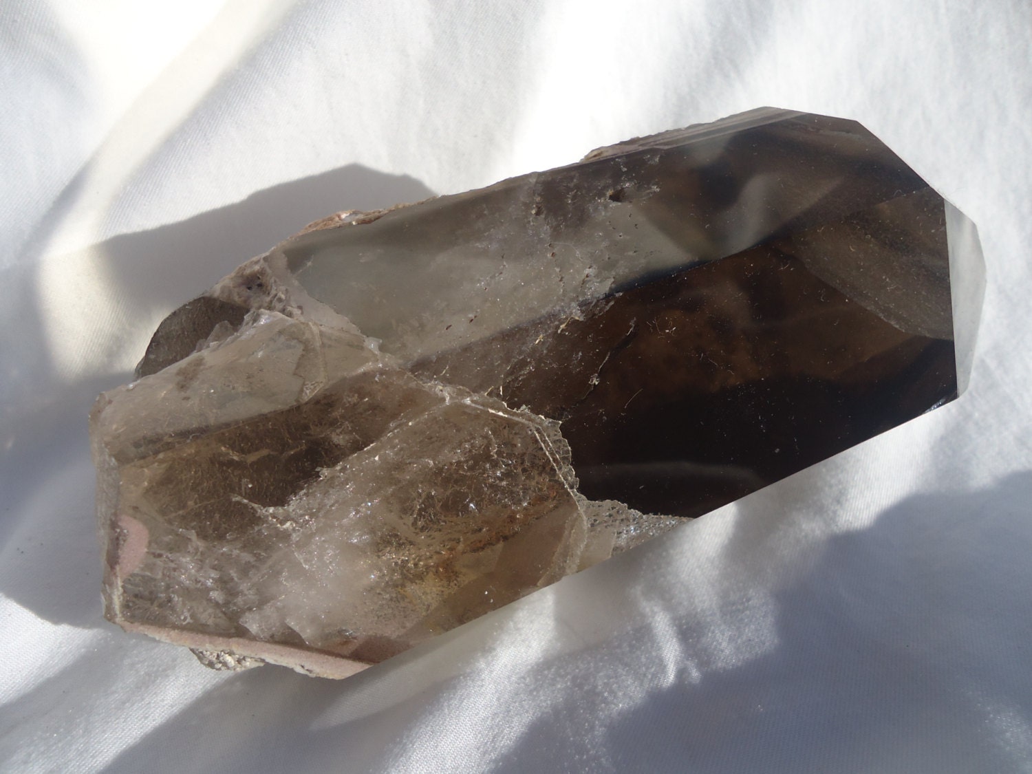 Smoky Quartz Point - Large Brazil Point