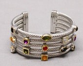 Multicolor cuff bracelet