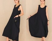 Moon ligth dress.....100 percent cotton in black