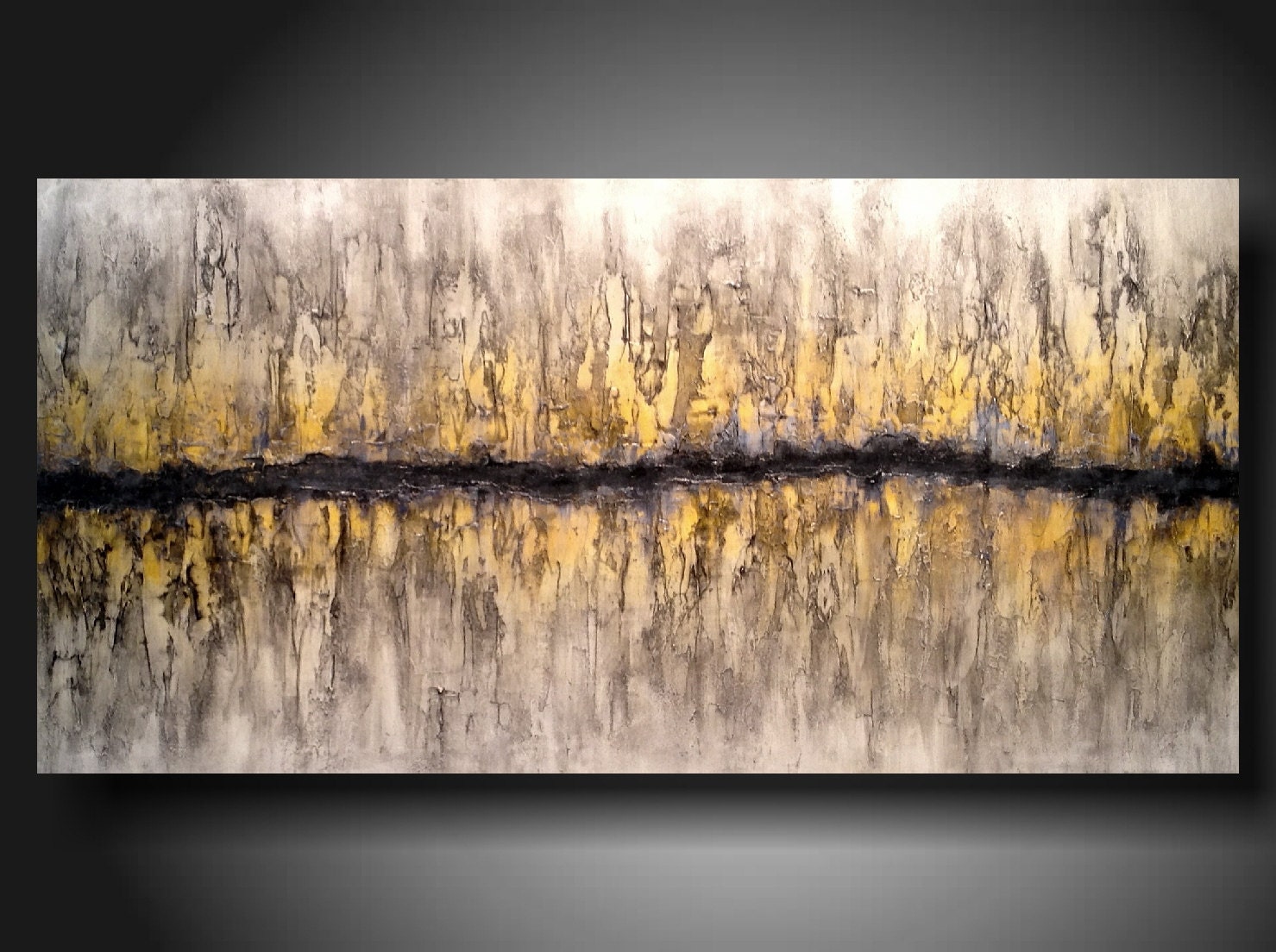 Art Painting Original Jmjartstudio Original Painting 24 X 48 Inches -------