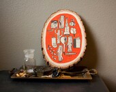 Walk in the Woods - original painting on wood