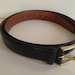 Trafalgar Cortina Black Leather Belt