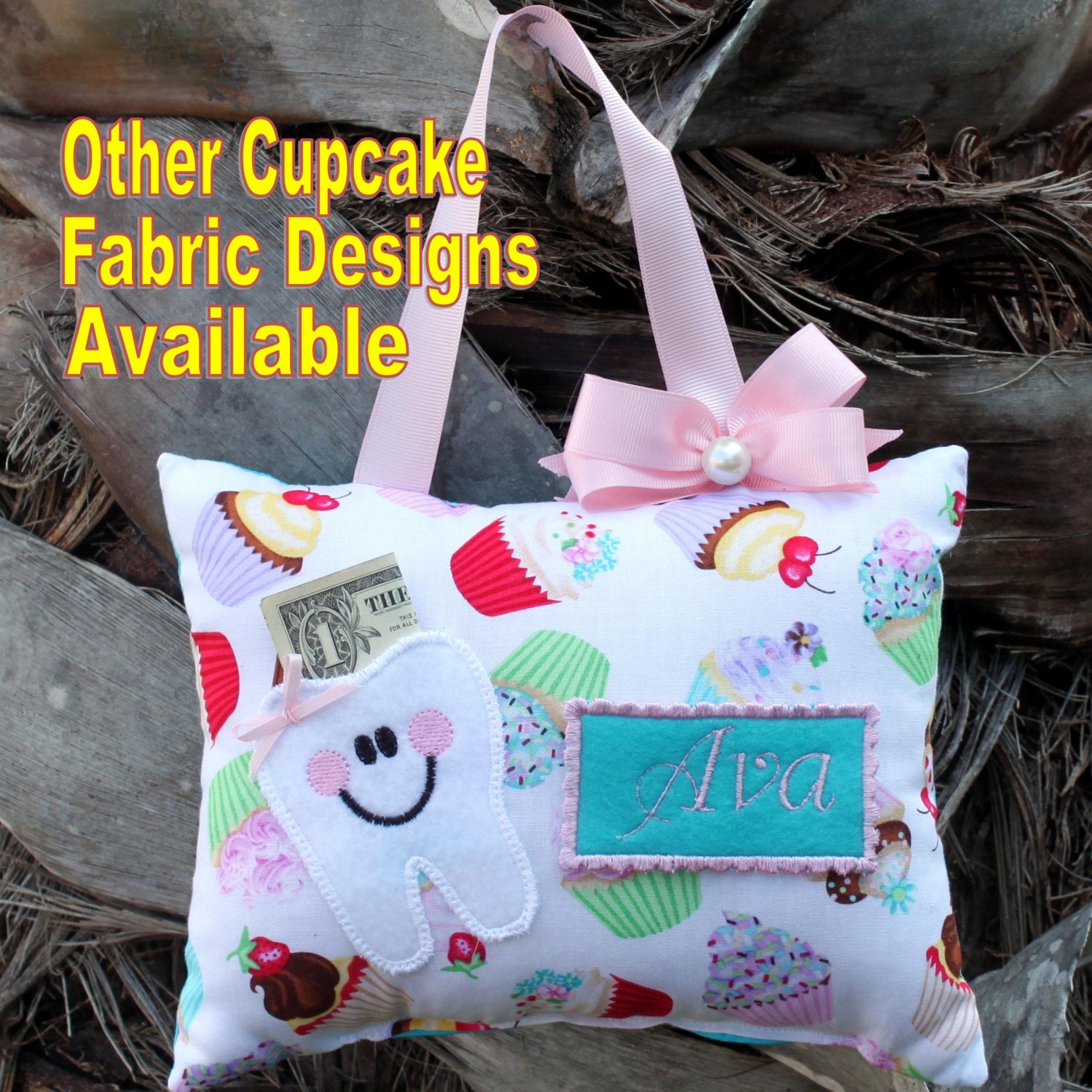 CUPCAKE Tooth Fairy Pillow