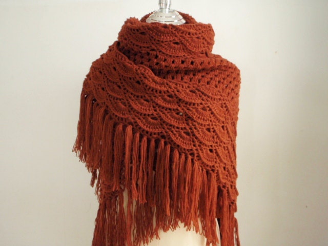 Dark Brown Shawl