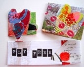 Pay It Forward Mixed Media HeART Notes PIF Note Cards Encouragement  Hope Love Friendship Gift No.15