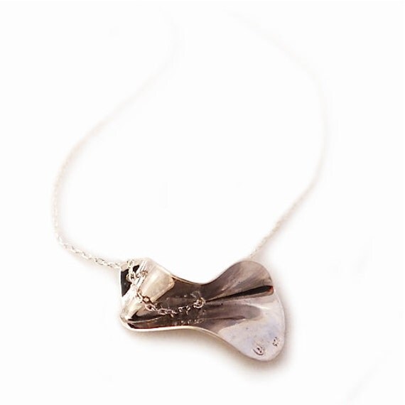 Sterling silver pendant handcrafted on chain