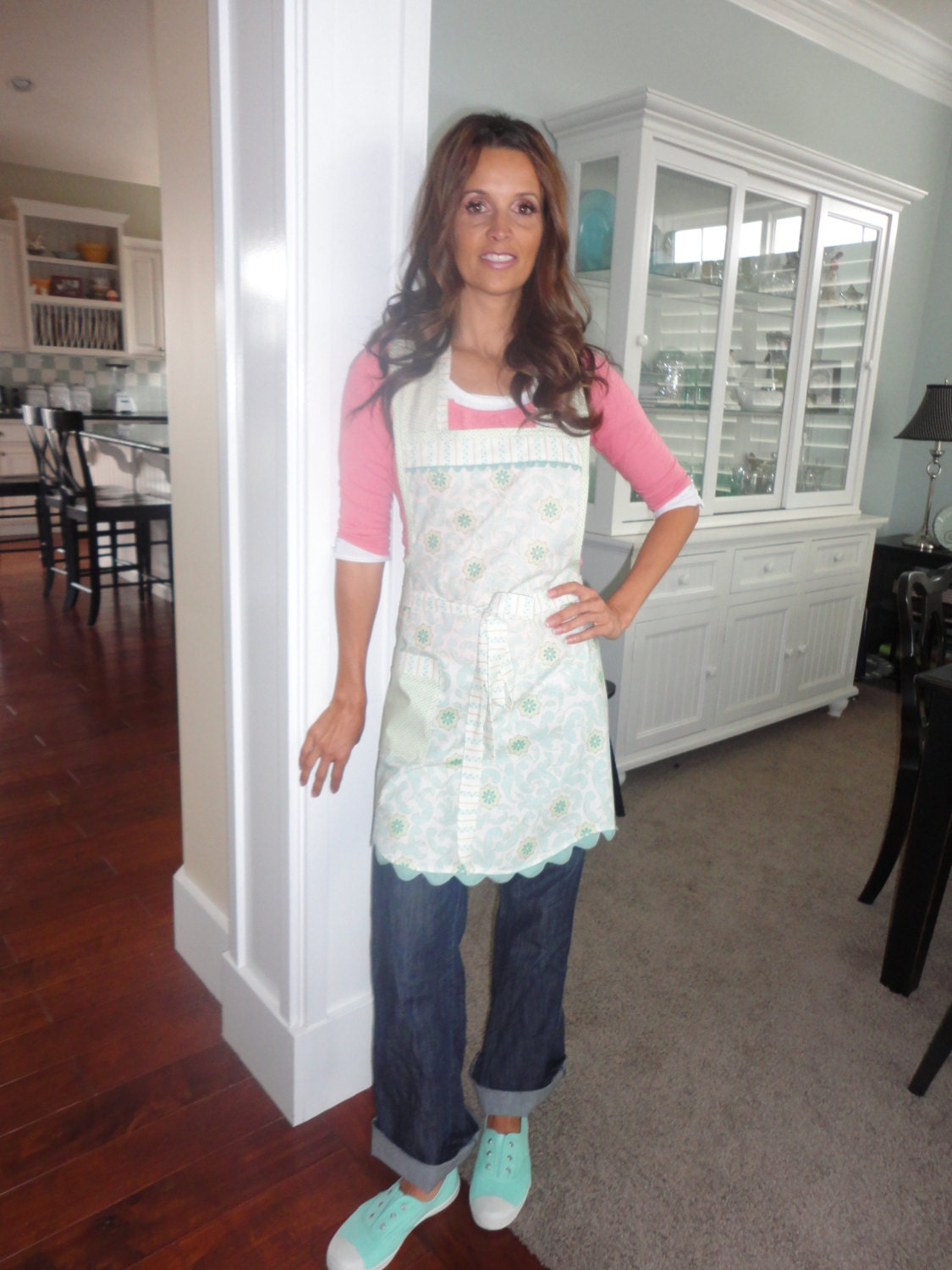 4RetroSisters - "Annie Style" - Pretty Vintage Inspired Fabric - Womens Retro Apron
