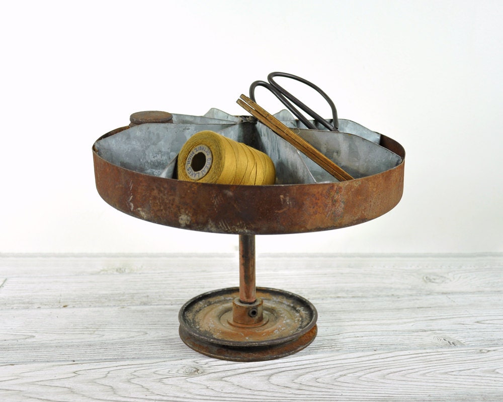 r e s e r v e d ... Vintage Industrial Metal Organizer / Industrial Storage
