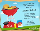 Class of 2013 Graduation BBQ Party Invitation - Print at Home or E-card Il_170x135