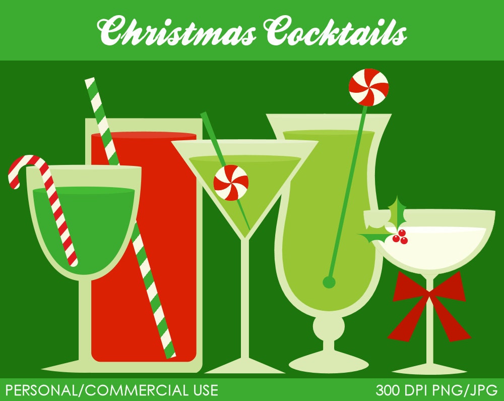 free holiday cocktail party clipart - photo #3