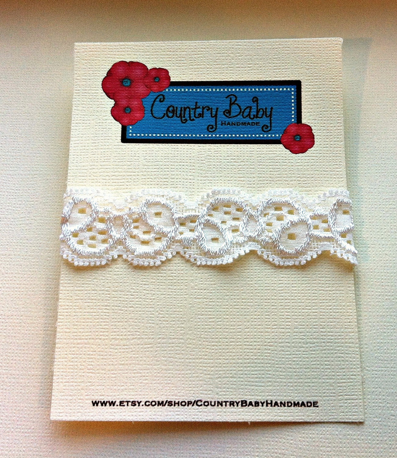 Ivory Lace Garter...Wedding Garter...Lace Garter...Simple Lace Garter...Dainty Lace Garter...Hand Sewn