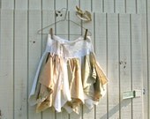 one size fits most / funky day skirt / wrap skirt / pixie skirt / romantic skirt / valentine / upcycled skirt by CreoleSha