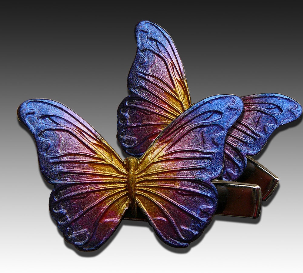 Set of butterflies bobby pins