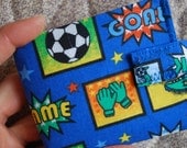 Kids wallet  - soccer player - coin pocket