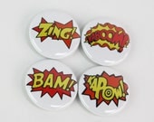 Badge Sets - 4 Pinback Buttons