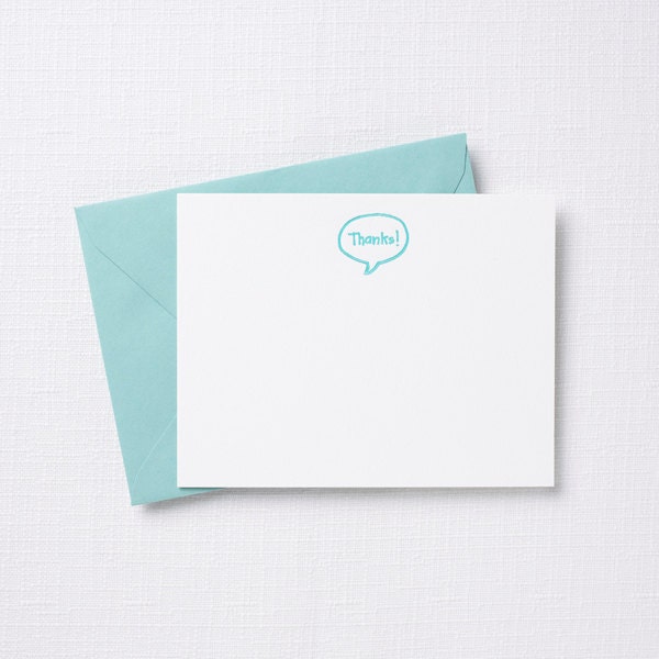 Thanks Letterpress Notecard