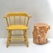 Knotty Tree Stump Side Table Stump Stool