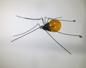 Apricot Sun Catcher Window Spider Hanging Art, Made to Order
