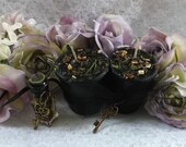 Hecate candles and Oil Set, Hekate Pillar, Myrrh resin, cypress, Hecate Oil