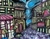 PRINTABLE FILE: French Sidewalk Original Print