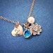 Personalized, Monogram Jewelry, Birthstone Necklace, Charm Necklace, Bridesmaids Jewelry, Bridal Jewelry