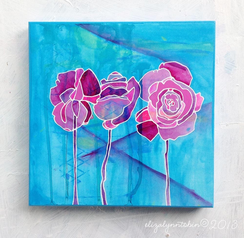 A Breath of Air 8x8 Original Fine Art