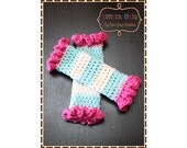 Leg Warmer Crochet Pattern - SINGLE RUFFLE - 707