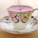Teacup Candle - Salisbury "Rita" Fine English Bone China Soy Wax Tea Cup Candle - your choice scent