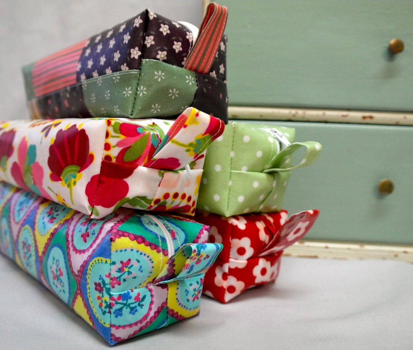 Floral pencase/makeup bag