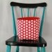 Fabric Basket organiser Large size White flower