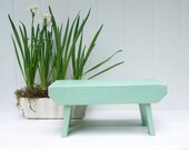 Vintage Style Step Stool No. 1 in Jadite Handmade by Circle Creek Home
