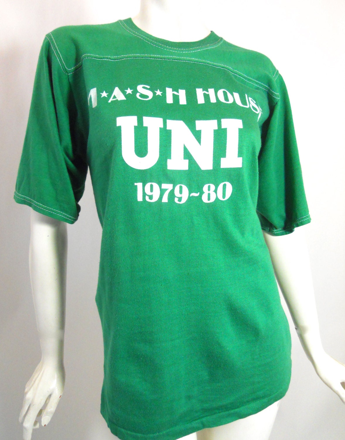 vintage 1979 Northern Iowa University UNI MASH Tee Shirt 1970s