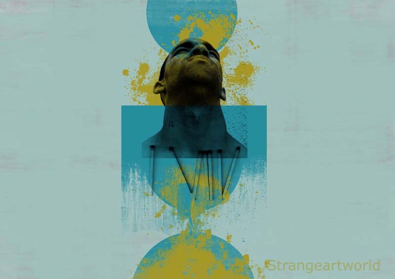 Contemporary Modern A3 Digital Art Print