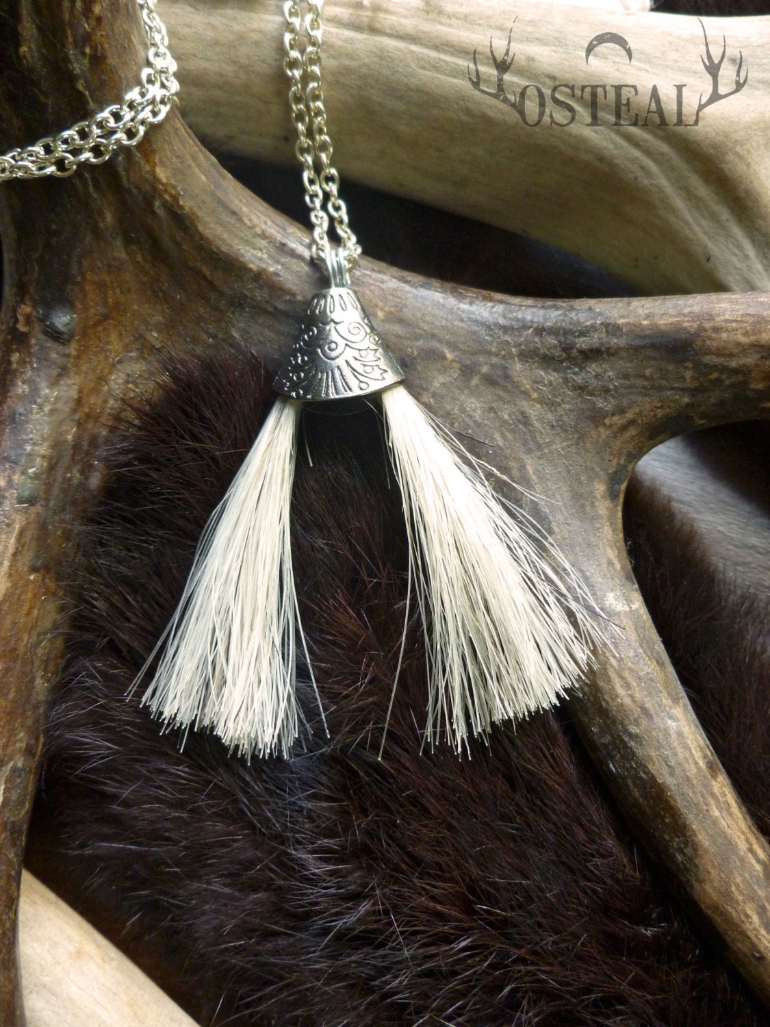 Misty Mountains - horse hair necklace