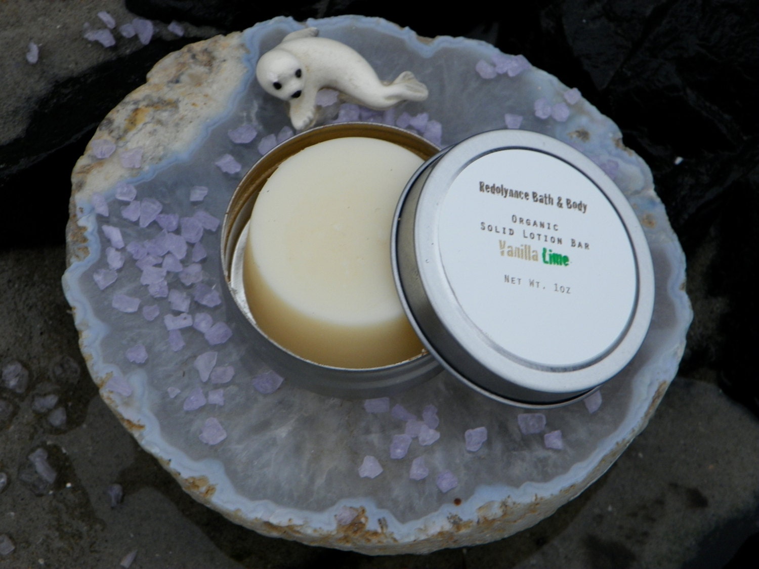 Organic Solid Lotion Bar  Choose your scent 1oz